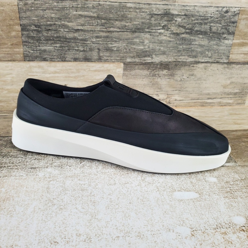 Wolf &‎ Shepherd Cruise Mule Womens Shoes Sz 8 Black White Leather Sneakers